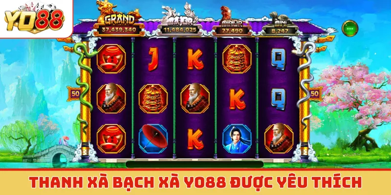 Thanh xà bạch xà Yo88 được yêu thích