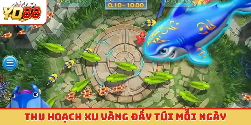 Thu hoạch xu vàng đầy túi mỗi ngày
